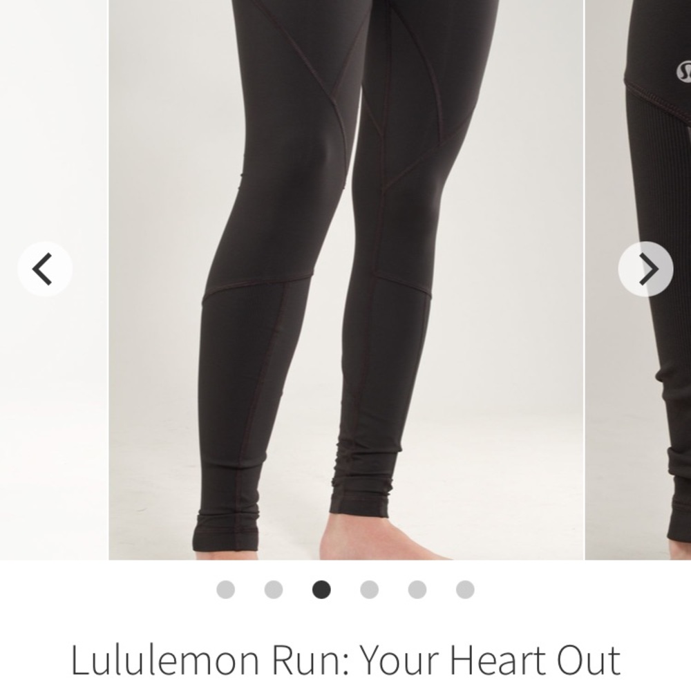 Black High-Waisted Leggings
Lululemon